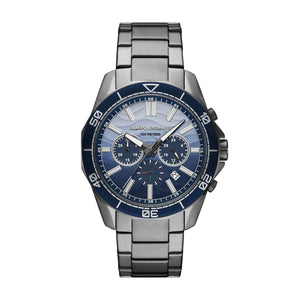 Armani Exchange Spencer AX1967 Men's Chronograph Watch – Blue Dial & Gunmetal Stainless Steel Bracelet