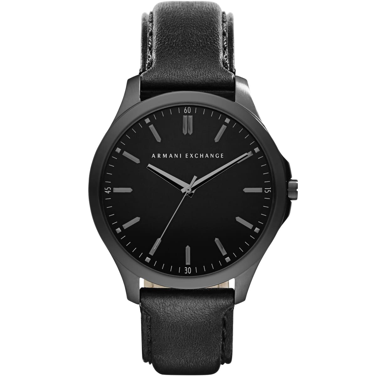 Armani Exchange Hampton AX2148 Men's Watch – Black Dial & Leather Strap