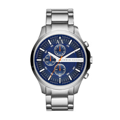 Armani Exchange AX2155 Men's Chronograph Watch – Blue Dial & Stainless Steel Bracelet