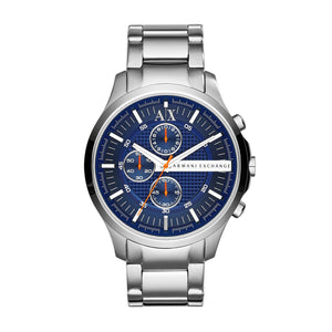 Armani Exchange AX2155 Men's Chronograph Watch – Blue Dial & Stainless Steel Bracelet