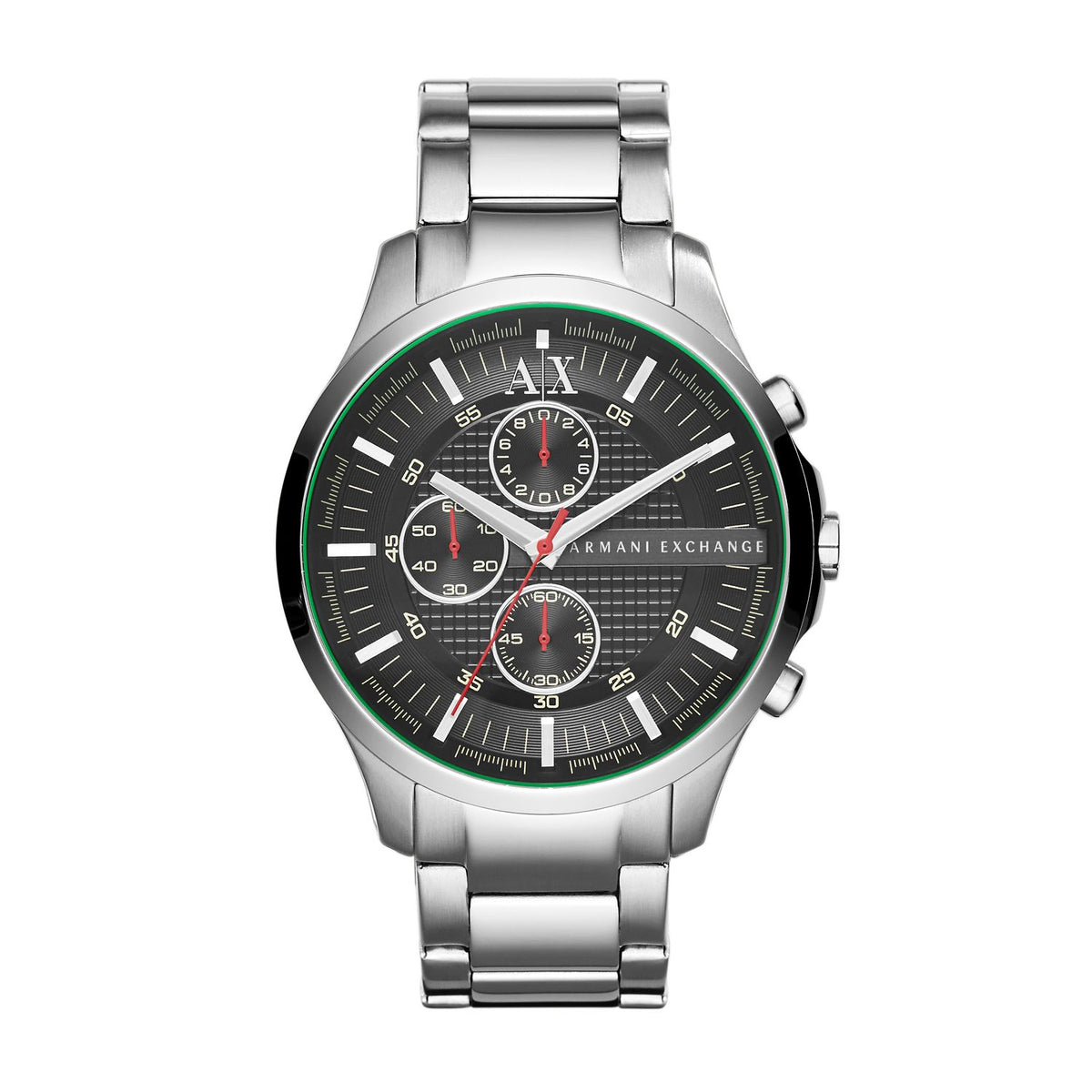 Armani Exchange Hampton AX2163 Men's Chronograph Watch – Black Dial & Stainless Steel Bracelet