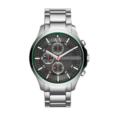 Armani Exchange Hampton AX2163 Men's Chronograph Watch – Black Dial & Stainless Steel Bracelet