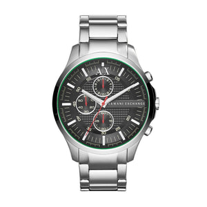 Armani Exchange Hampton AX2163 Men's Chronograph Watch – Black Dial & Stainless Steel Bracelet