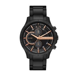 Armani Exchange AX2429 Men's Chronograph Watch – Black Dial & Black Stainless Steel Bracelet