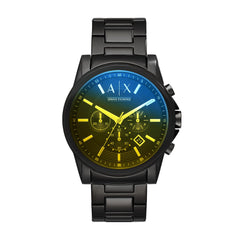 Armani Exchange AX2513 Men's Chronograph Watch – Black Dial & Black Stainless Steel Bracelet