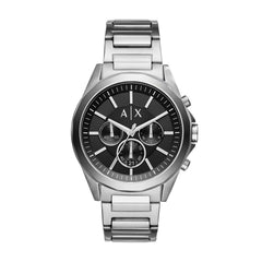 Armani Exchange Drexler AX2600 Men's Chronograph Watch – Black Dial & Stainless Steel Bracelet