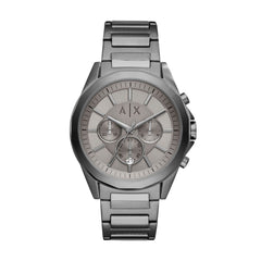 Armani Exchange Drexler AX2603 Men's Chronograph Watch – Grey Dial & Gunmetal Stainless Steel Bracelet