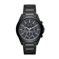 Armani Exchange Drexler AX2639 Men's Chronograph Watch – Black Dial & Black Stainless Steel Bracelet