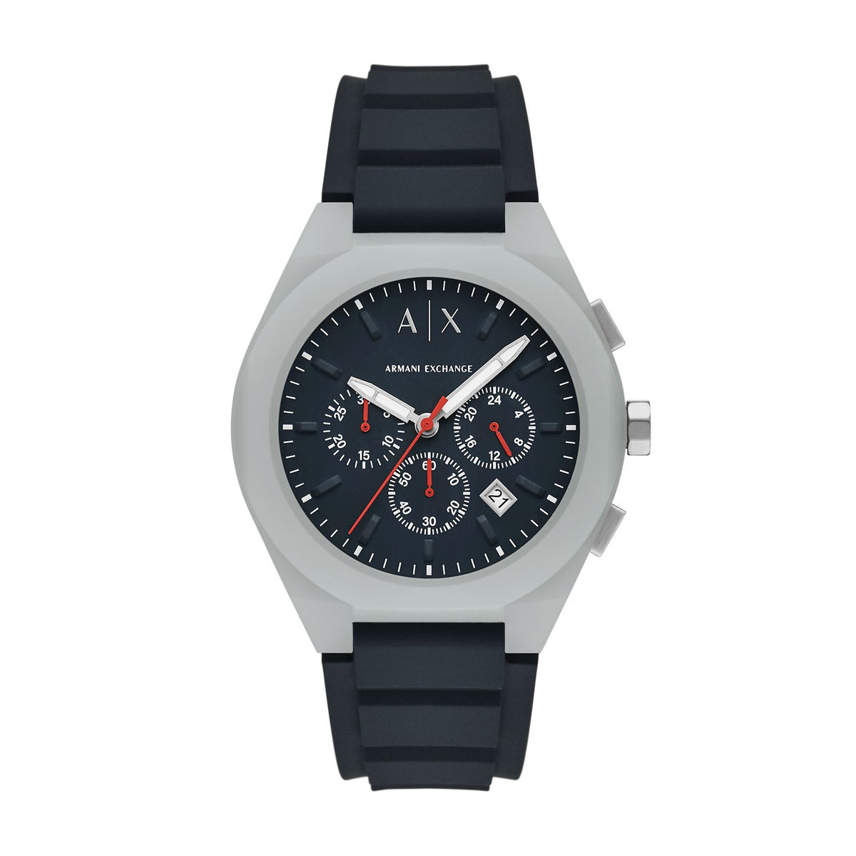 Armani Exchange Sync AX4172 Men's Chronograph Watch – Blue Dial & Blue Silicone Strap