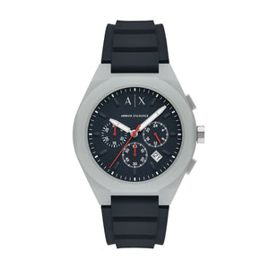 Armani Exchange Sync AX4172 Men's Chronograph Watch – Blue Dial & Blue Silicone Strap
