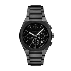 Armani Exchange Sync AX4183 Men's Chronograph Watch – Black Dial & Black Stainless Steel Bracelet