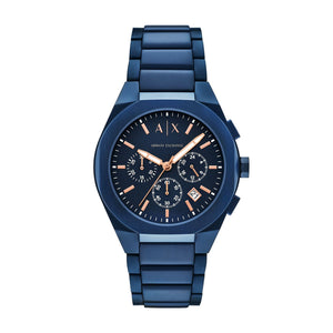 Armani Exchange Sync AX4189 Men's Chronograph Watch – Blue Dial & Blue Stainless Steel Bracelet