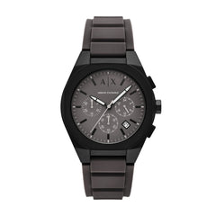 Armani Exchange Sync AX4191 Men's Chronograph Watch – Grey Dial & Grey Silicone Strap