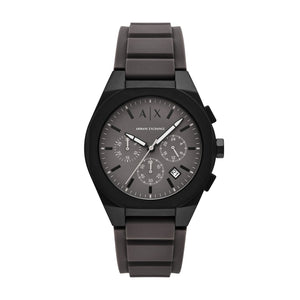 Armani Exchange Sync AX4191 Men's Chronograph Watch – Grey Dial & Grey Silicone Strap