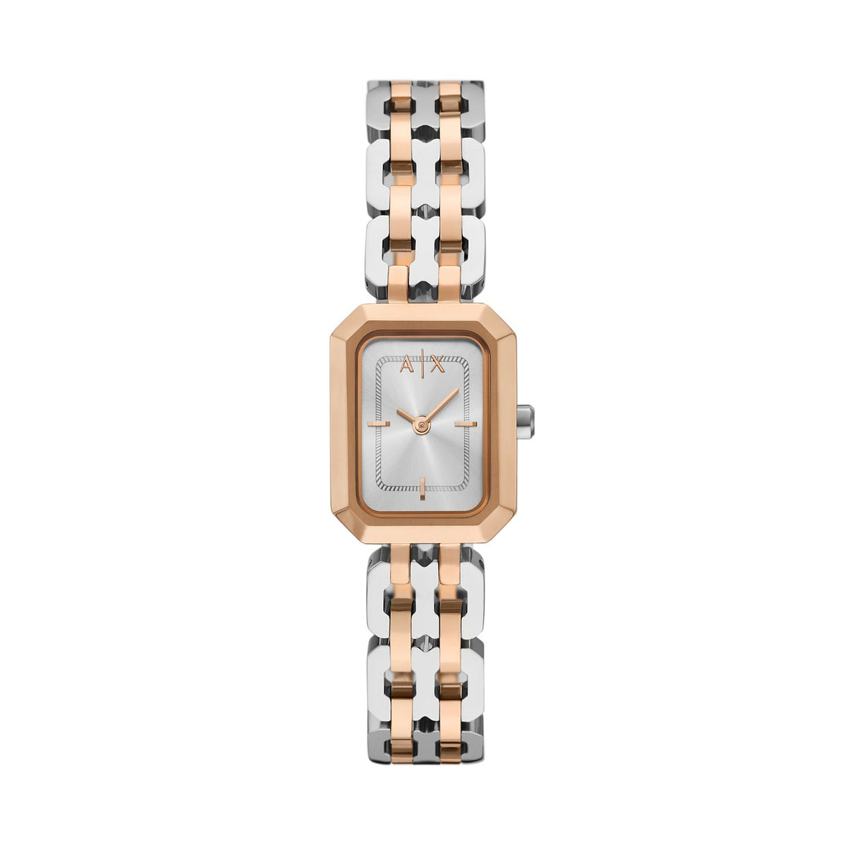 Armani Exchange Faye AX5810 Women's Watch – Silver Dial & Two-Tone Stainless Steel Bracelet