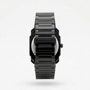 Bvlgari Octo Finissimo 40mm men's watch, Black dial, polished silver stainless steel case and bracelet – view 4