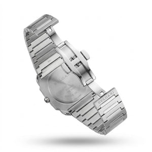 Bvlgari Octo Finissimo 40mm men's watch, Silver Eastern Arabic numeral dial, polished silver stainless steel case and bracelet – view 5