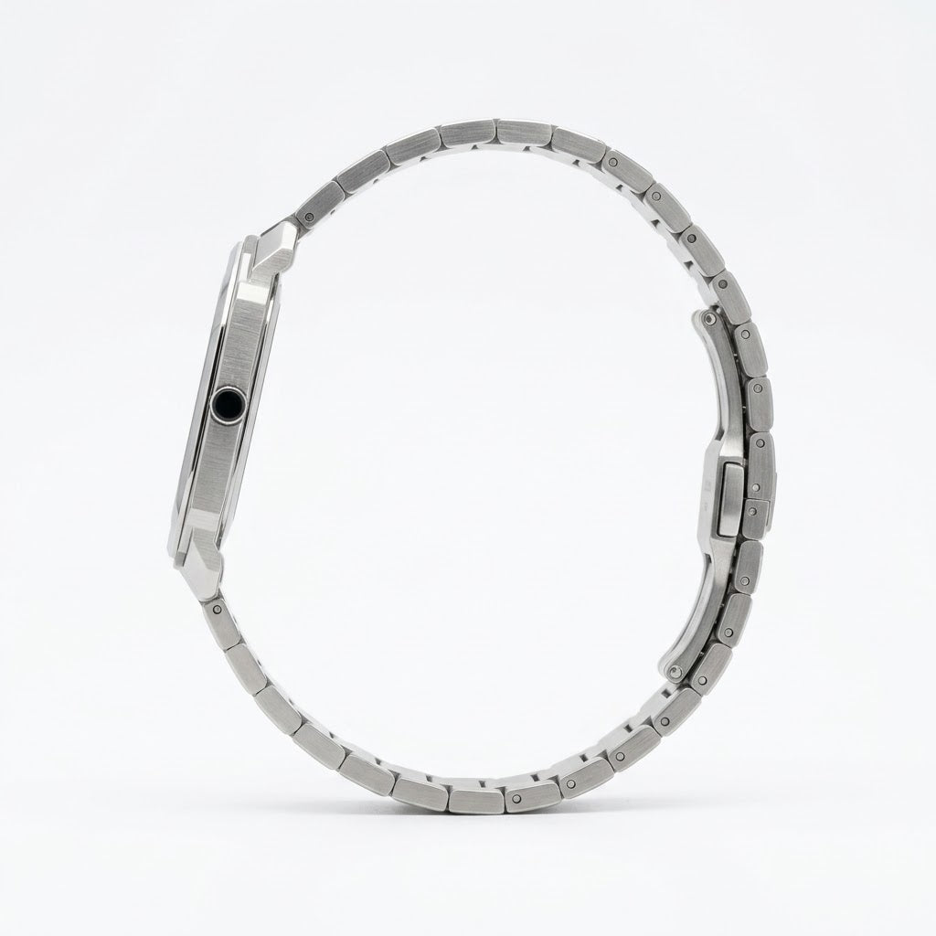 Bvlgari Octo Finissimo 40mm men's watch, White dial, polished silver stainless steel case and bracelet – view 3