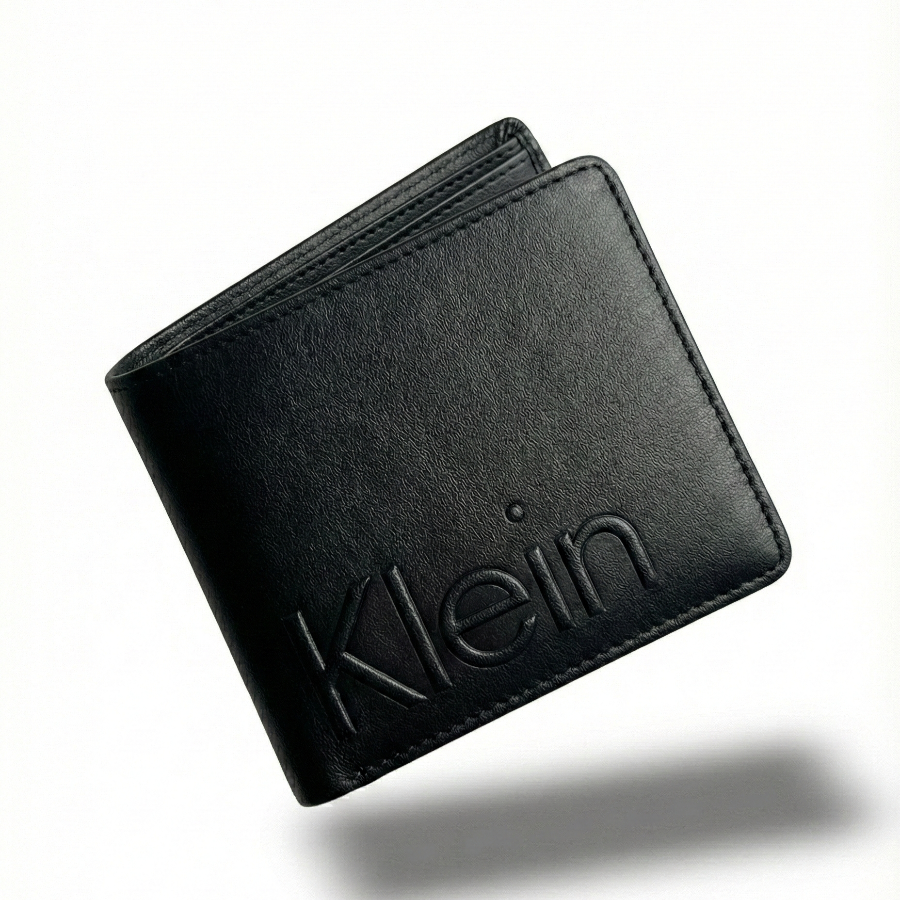 Front view of Calvin Klein Wallet with Big Embossed Logo
