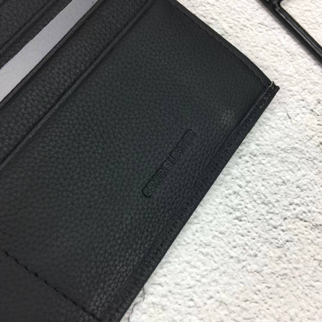 Genuine Leather stamp detail inside Calvin Klein wallet