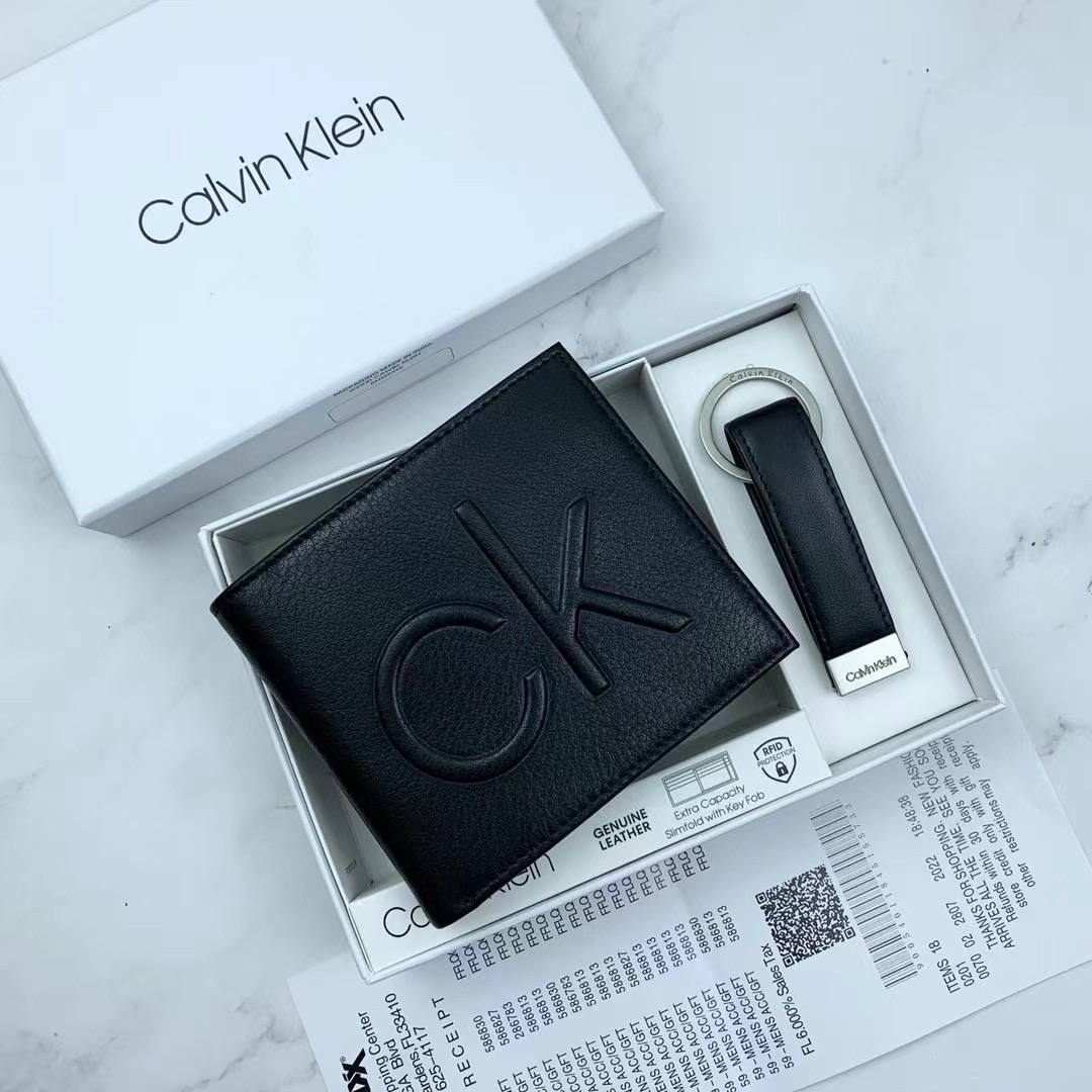 Calvin Klein Men's Accessory Set with Wallet and Keychain