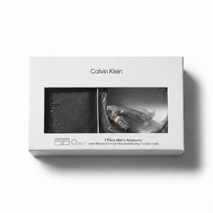 White Calvin Klein Gift Box Packaging for Men's Set