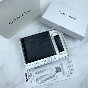 Overhead presentation view of Calvin Klein 2-Piece Gift Set in Box