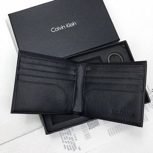 Interior view of Calvin Klein Jeans Wallet showing card slots