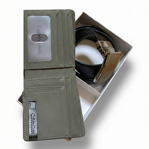 Interior of Calvin Klein Wallet showing ID Window Flap