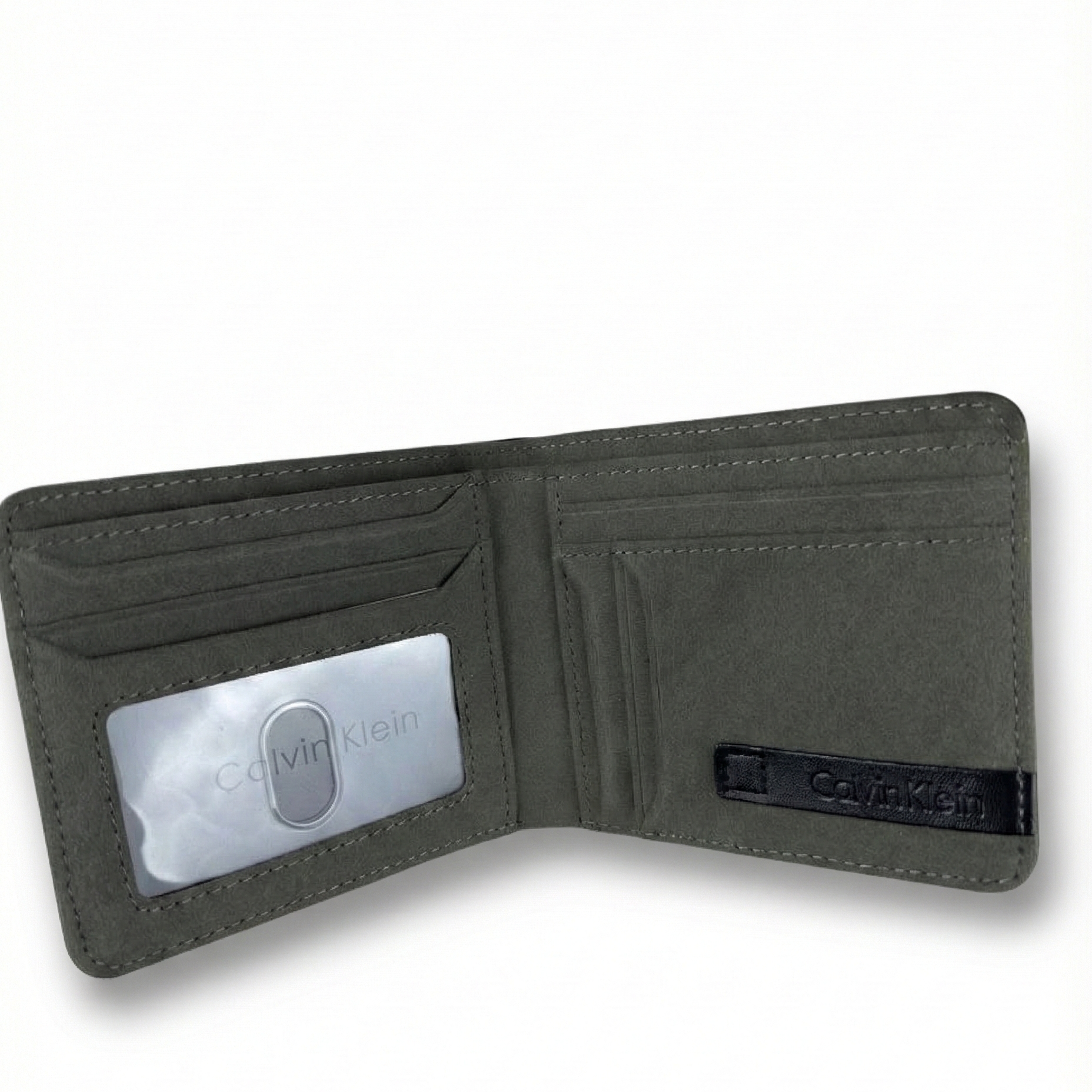 Open view of Calvin Klein Wallet with card slots
