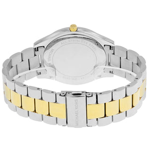 ظهر ساعة Michael Kors Runway Slim MK3479 الأصلي موضح عليه كود الموديل