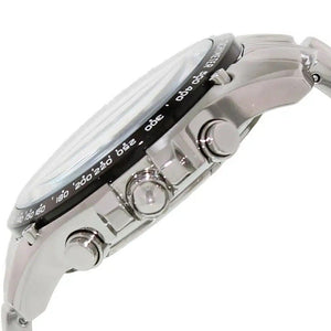 Casio Edifice EF-543D-2AV men's chronograph watch, blue dial, silver-tone stainless steel bracelet – detail view 4