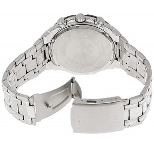 Casio Edifice EFR-539D-7AV men's chronograph watch, white dial, silver-tone stainless steel bracelet – detail view 1