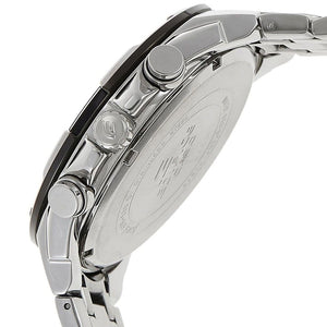 Casio Edifice EFR-539D-7AV men's chronograph watch, white dial, silver-tone stainless steel bracelet – detail view 2