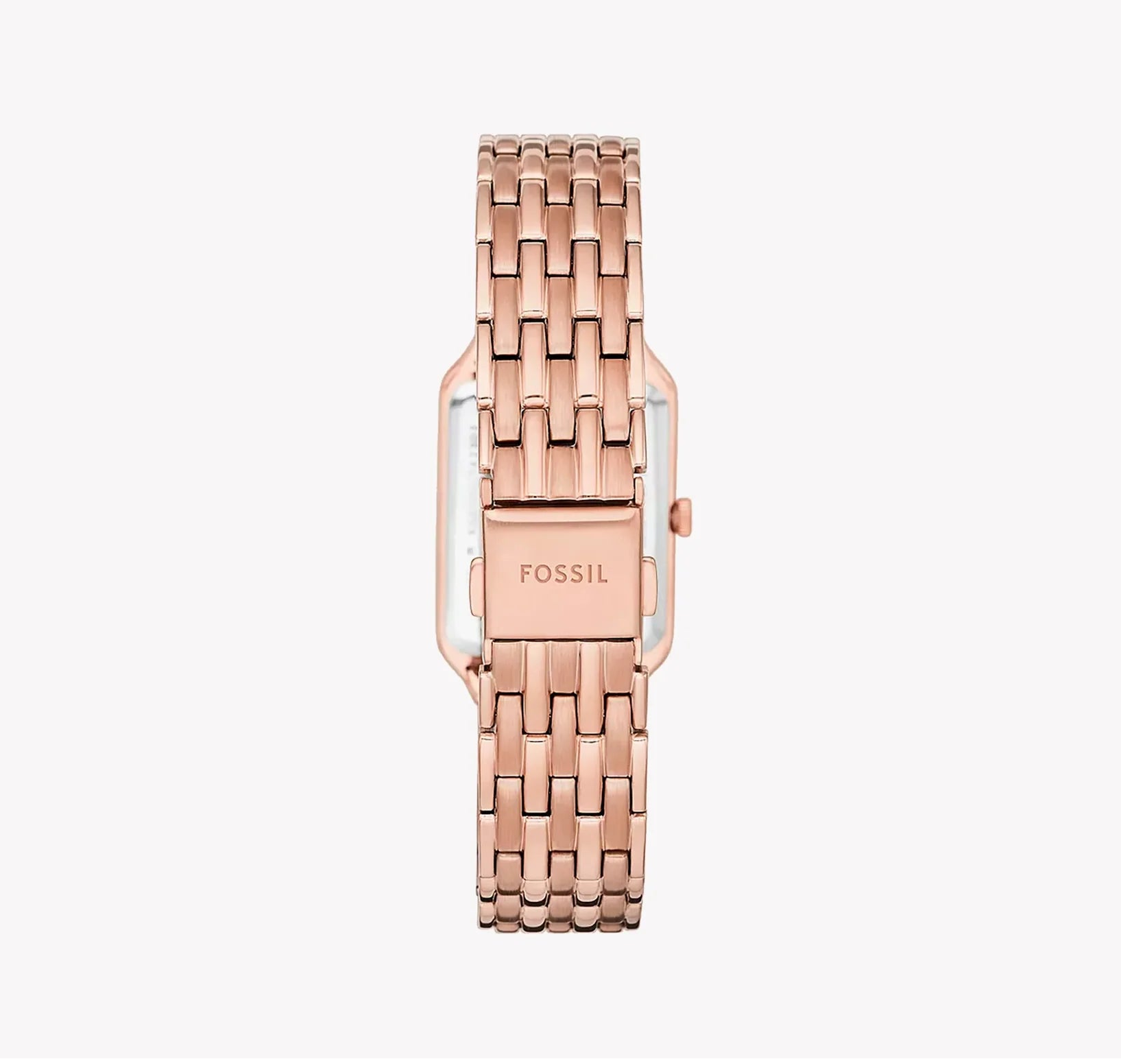 Back view photo of Fossil Raquel ES5271 showing the stainless steel caseback