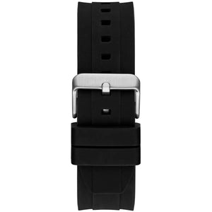 Back view of the Guess GW0583G1 watch showing the stainless steel caseback and Empire details