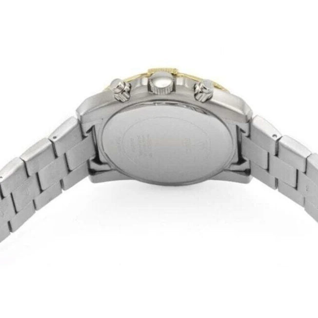Stainless steel caseback of the Guess GW0056G4 with authentic brand engravings