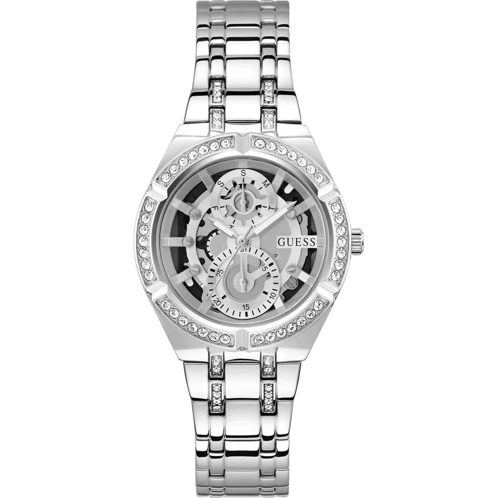 Guess Allara GW0604L1 Women's Multi-Function Watch – Silver Dial & Steel Strap