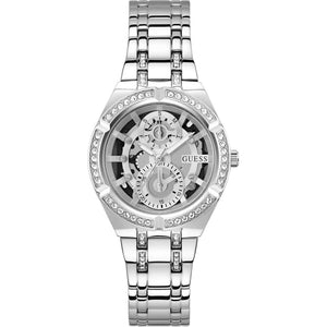 Guess Allara GW0604L1 Women's Multi-Function Watch – Silver Dial & Steel Strap