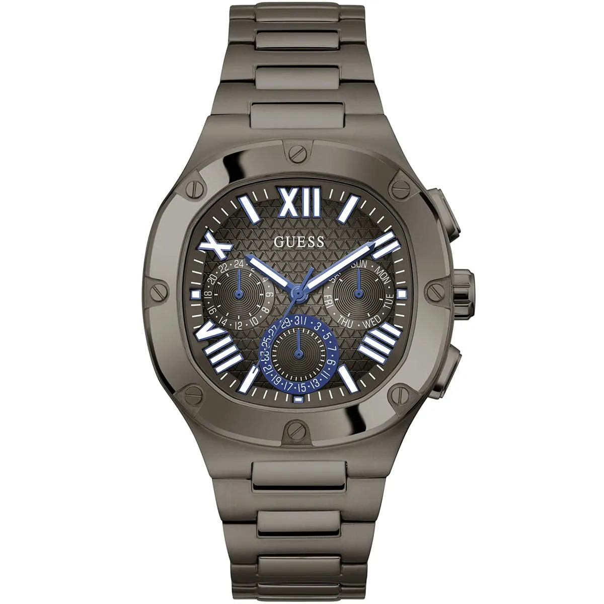 Guess Headline GW0572G5 men's gunmetal grey stainless steel watch