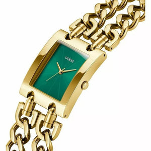 Left side perspective of the Guess Heavy Metal GW0740L2 chain bracelet links