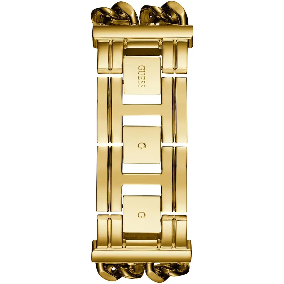 Gold stainless steel jewelry clasp (Self-Adjustable G-Links) on the bracelet of the U1117L5