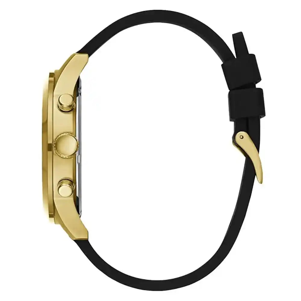 Side profile of Guess W1055G4 highlighting case thickness
