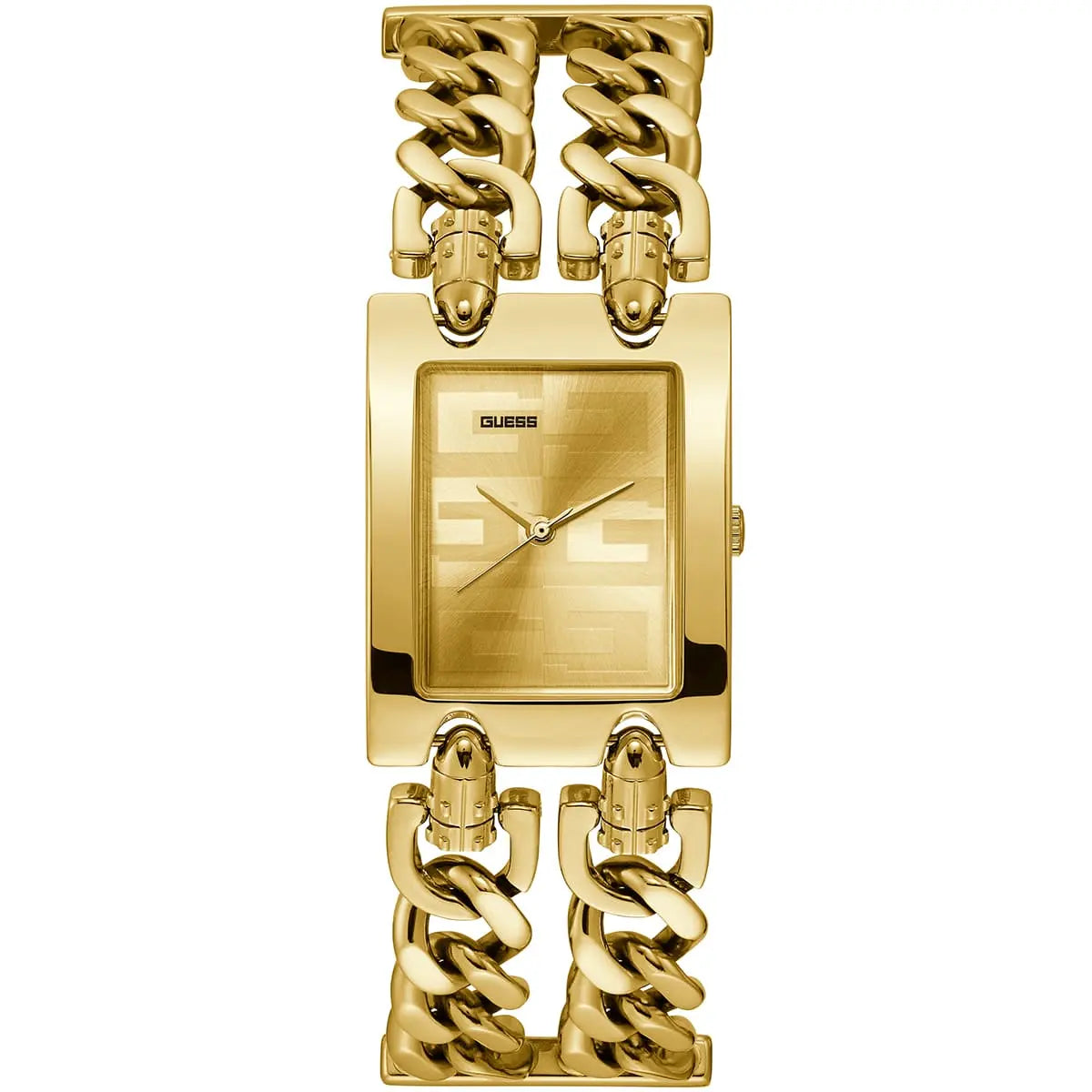 Guess Mod GW0294L2 women's watch - gold dial gold steel chain strap