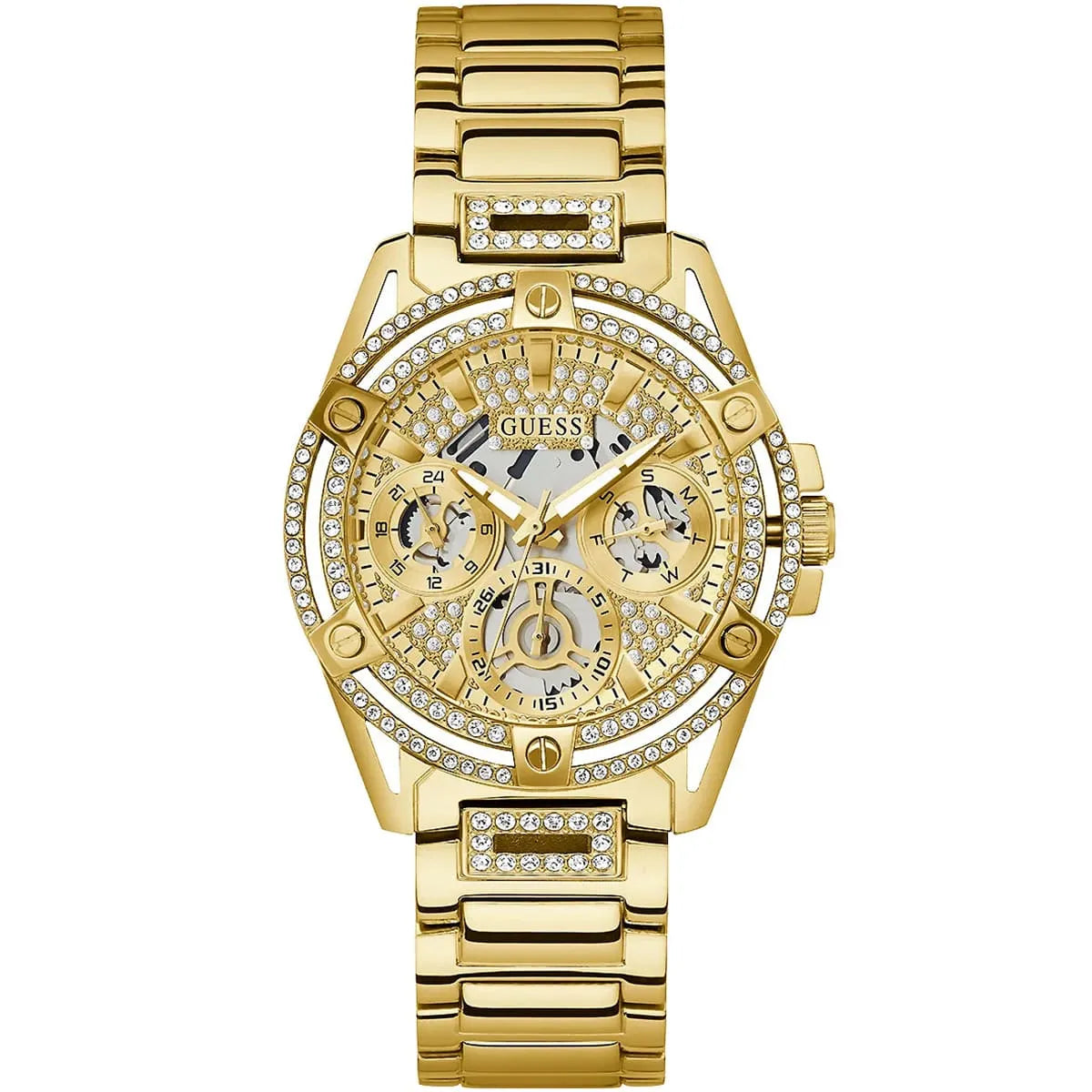 Guess Queen GW0464L2 women's watch - gold dial gold steel strap