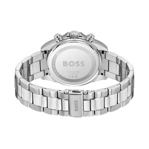 Engraved stainless steel case back of the Hugo Boss 1514268 watch.