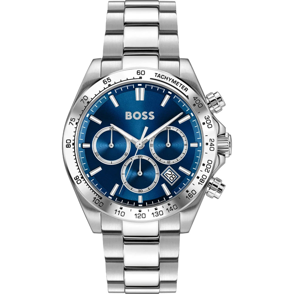 Hugo Boss Hero 2.0 1514315 Men's watch - blue dial steel strap