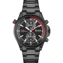Hugo Boss 1513825 Watch – Black & Red & Stainless Steel | Original Hugo Boss