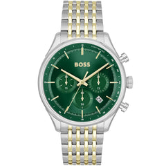 Hugo Boss 1514081 Men's Watch – Two-Tone & Green | Original Hugo Boss