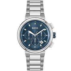 Hugo Boss 1513999 Men's Watch – Silver & Blue | Original Hugo Boss